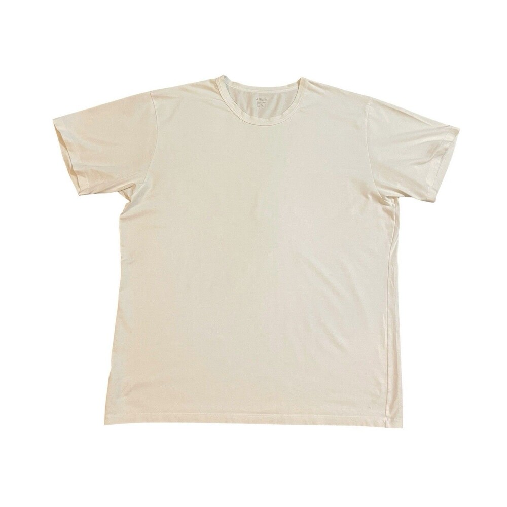 Uniqlo Airism Basic White Tee Shirt Men’s Size XL Casual Essential Minimalist